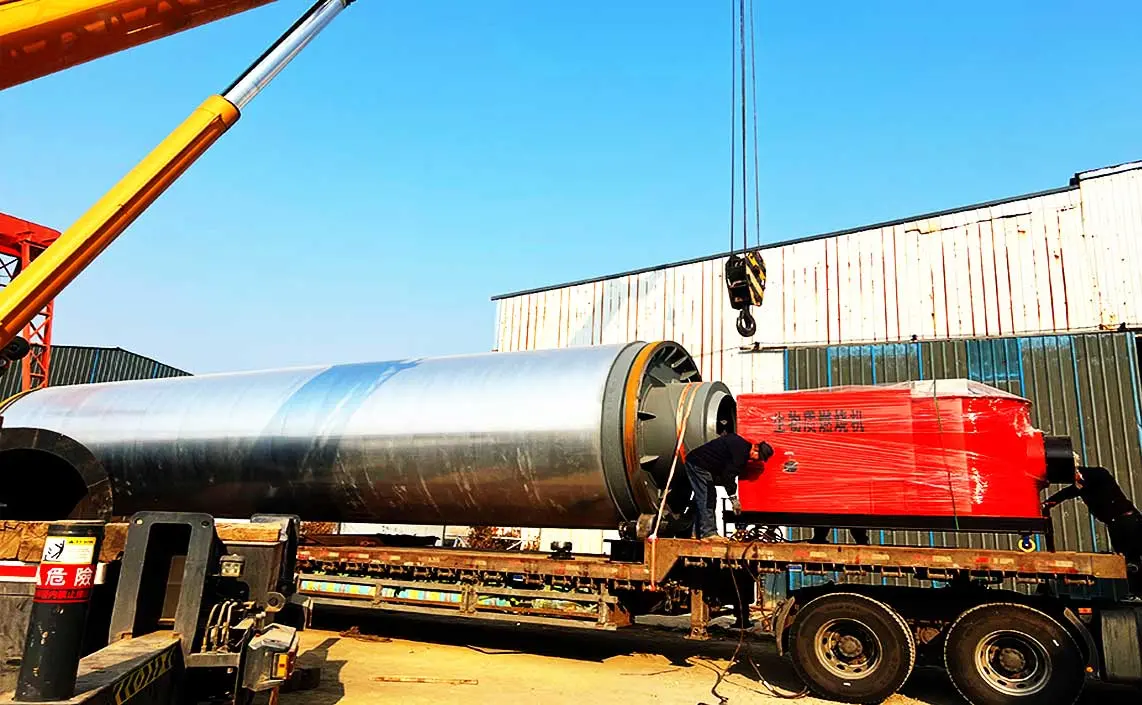 Three Return Rotary Dryer Working Principle